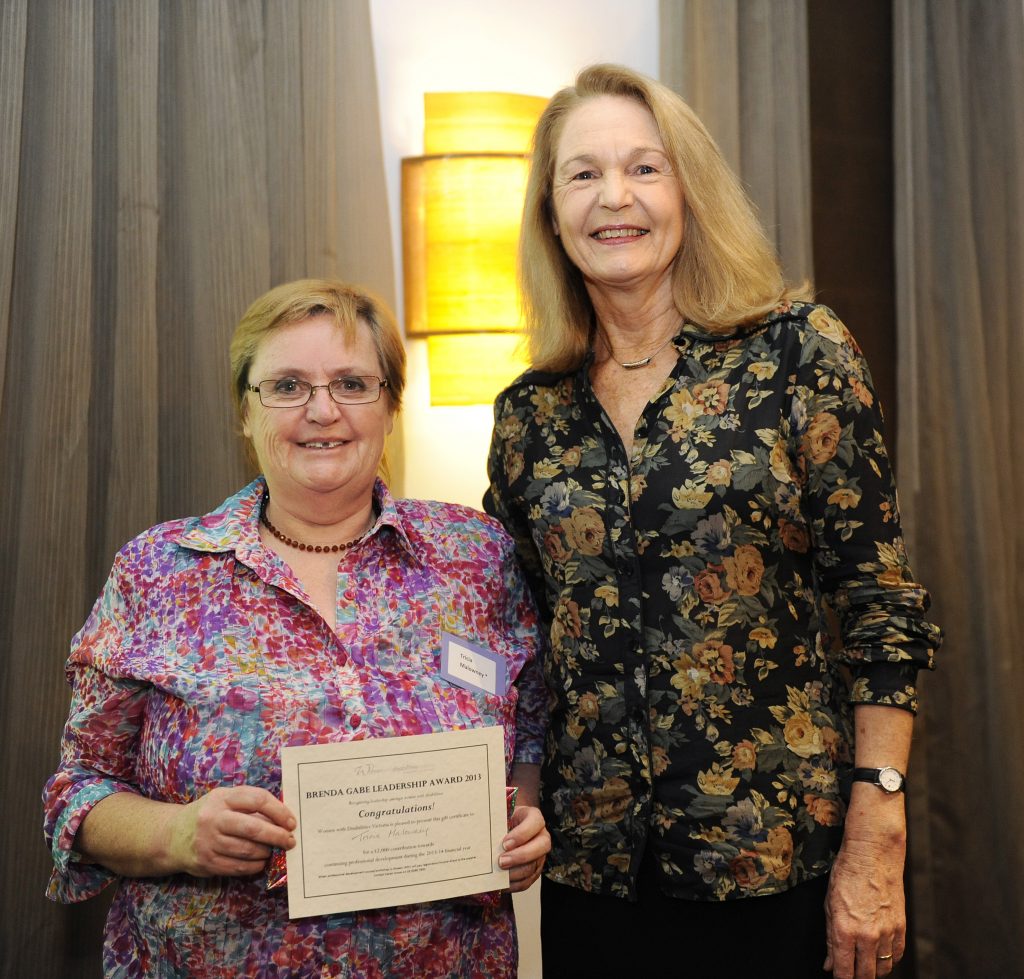 Tricia Malowney with Dr. Helen Sykes