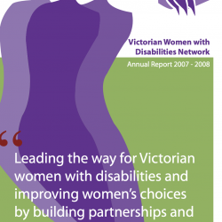 Cover of the WDV 2007-08 Annual report